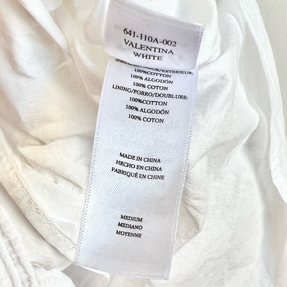 Rails Valentina Square Neck Tiered Cotton Mini Dress - Picture 4 of 5